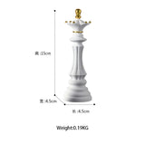 Chess Pieces Statue Resin King Queen Figure For Interior Home Living Room Office Sculpture Study Decoration Piece Ornament Aimak Store