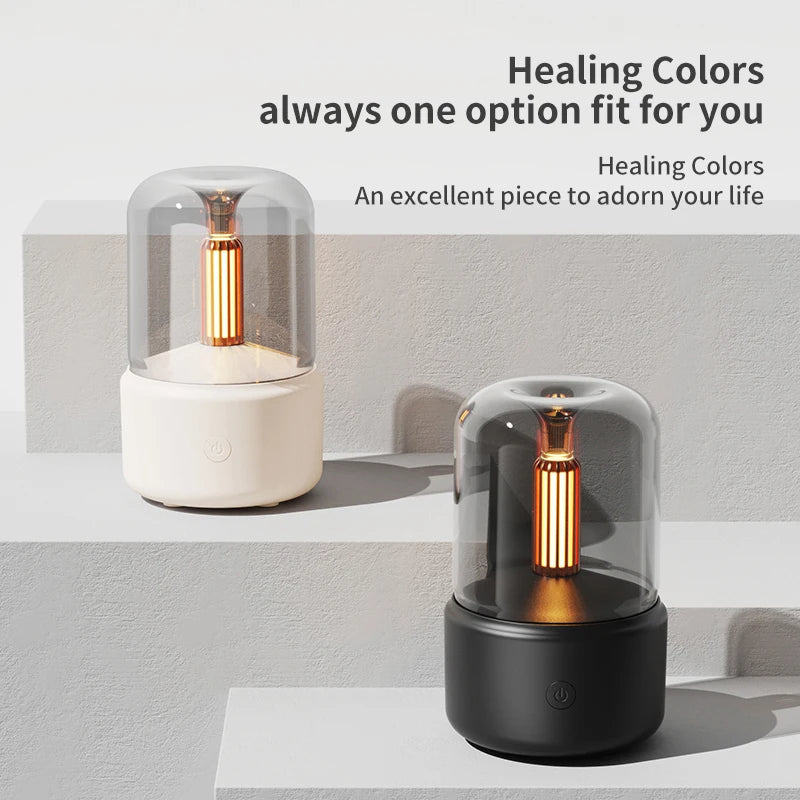 Creative Candlelight Aromatherapy machine usb plug-in desktop ambience Candlelight Home Aromatherapy humidifier Aimak Store