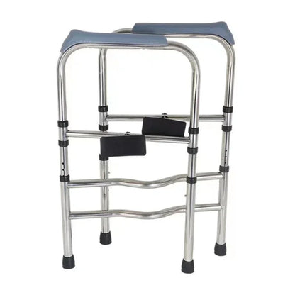 Non Slip Bathroom Armrest Easy To Install Toilet Chair Stainless Steel Lavatory Support Frame Foldable Safety Shower Seat