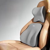 Car Neck Pillows Both Side Pu Leather 1pcs Pack Headrest For Head Pain Relief Filled Fiber Universal Car Pillow Aimak Store