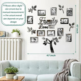 3D New Family Photo Frame Tree Wall Sticker Acrylic Self-adhesive Tree Collage Living Room Bedroom DIY Art Home Decoration Aimak Store