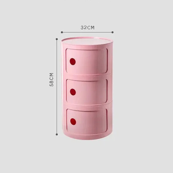 Bedside Table Modern Simple Plastic Multi-layer Ins Net Red Creative Storage Cabinet Minimalist Living Room Storage Cabinet Aimak Store
