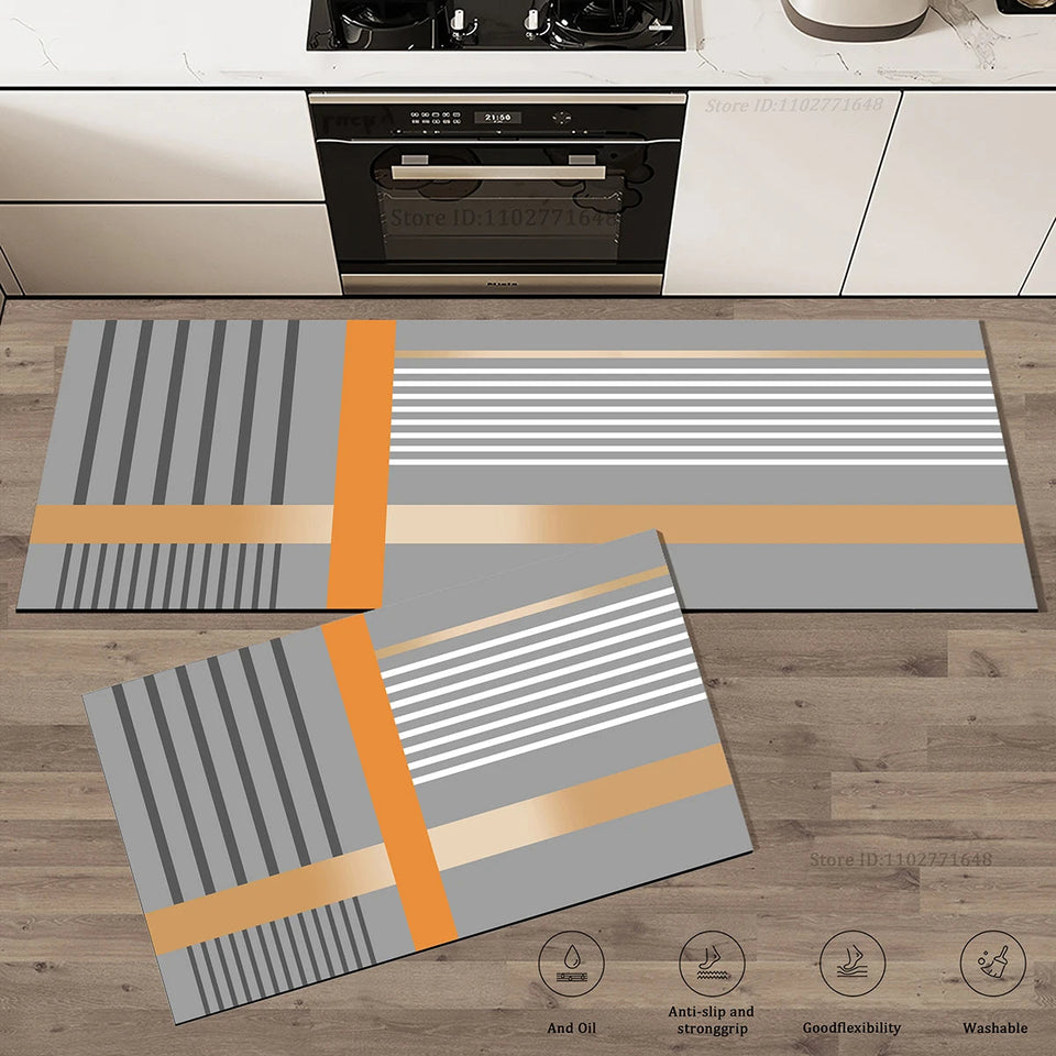 Super Absorbent Mat Kitchen Table Mat Absorbent Quick Drying Anti Slip Area Rugs Anti Oil Stain Floor Mat Washable Large Carpet Aimak Store