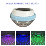 Vibrant Solar Powered Floating Lights Rechargeable Night Projection Underwater Glowing Lamp RGB Colors LED Pool Lights Swimming Aimak Store