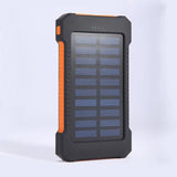 20000mah Portable Solar Power Bank Waterproof External Battery Backup Powerbank 20000 mah Phone Battery Charger LED Pover Ban Aimak Store