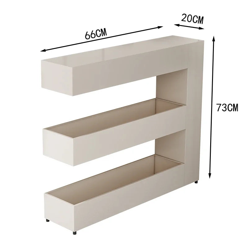 Nordic Space-saving Iron Art Coffee Table Home Living Room Furniture Gap Bookshelf Floor-to-ceiling Bay Window Storage Rack Aimak Store