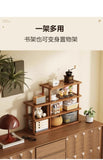 Desktop Storage Rack Small Shelf on The Desk Simple Bookshelf Desk Kitchen Storage Rack Countertop Shelf Bamboo Storage Rack Aimak Store