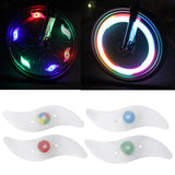 3 Lighting Mode LED Neon Bicycle Wheel Spoke Light Waterproof Color Bike Safety Warning Light Cycling Lamp Bicycle Accessories Aimak Store
