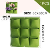 NEW Wall Hanging Pockets Planting Bags Flower Pot Home Garden Grow Bag Garden Planter Vertical Suculentas Plant Pot Home Decor Aimak Store