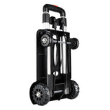 New Aluminum Alloy Plastic Garden Cart Lightweight Universal Vegetable Cart Black Shopping Cart Aimak Store