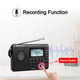 Retekess V115 Radio FM AM SW Portable Radios AM FM Rechargeable Shortwave Radio Battery Powered Full Waves USB Recorder For Gift Aimak Store
