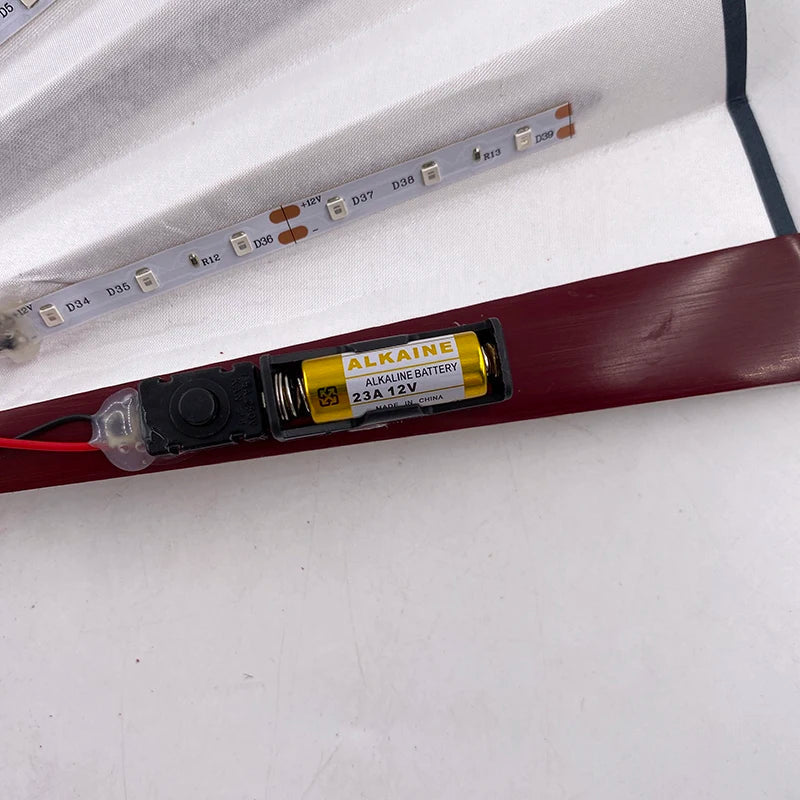 Luminous Folding LED Fan Dancing Light Fan Flashing For Night Music Show Rave Festival Accessories Glowing In The Dark Party Aimak Store