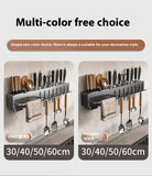 No Drill Wall Mounted Knife Holder Compact Organizer for Kitchen Utensils Cutlery Storage Space Saving Easy Install Aimak Store