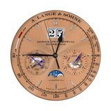 Lange & Sohne Datograph Dial Clock Wall Clock Modern 3D for Home Office Hotel Restaurant School Decoration Aimak Store