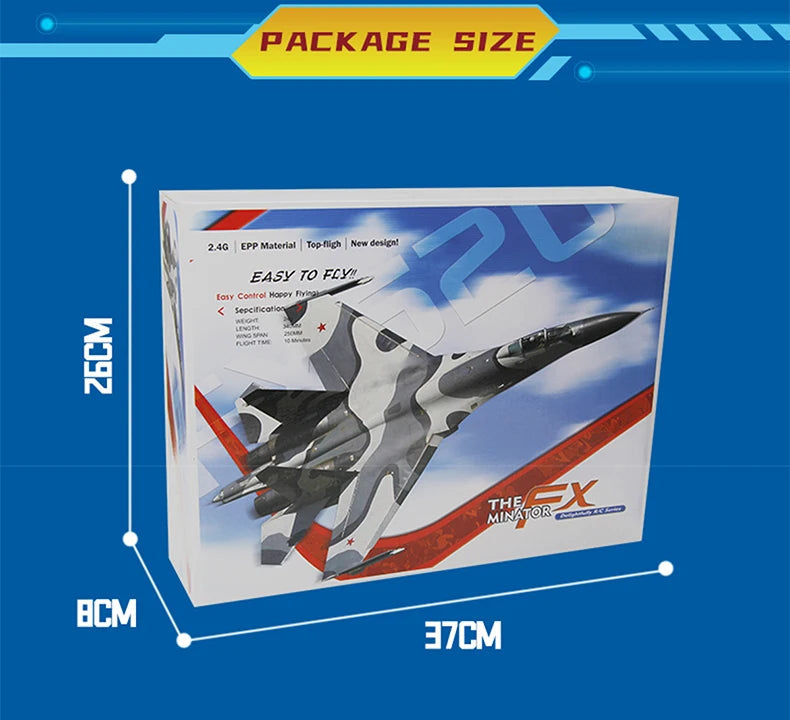 RC Foam Aircraft SU-35 Plane 2.4G Radio Control Glider Remote Control Fighter Plane Glider Airplane Foam Boys Toys for Children Aimak Store