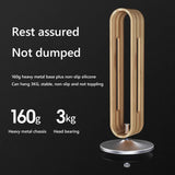 Bamboo Wood Aluminum Headphone Stand Earphone Display Rack Hanger Bracket Gamer Headsets Storage Shelf Gaming Accessories Aimak Store