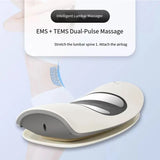Ergonomic Electric Lumbar Traction Massager Adjustable Vibration Waist Spine Support Back Massage Machine Inflatable Stretcher Aimak Store