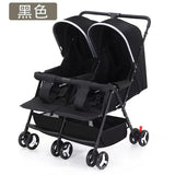 Twin Baby Stroller Can Sit and Lie Down Lightweight Stroller Two Children Outdoor Skate Baby Gods Double Seat Folding Stroller Aimak Store