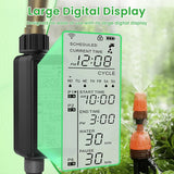 AVATTO Tuya WiFi Smart Display & Button Water Sprinkler Timer，Irrigation System Outdoor Home Garden Lawn Greenhouse Supplies Aimak Store