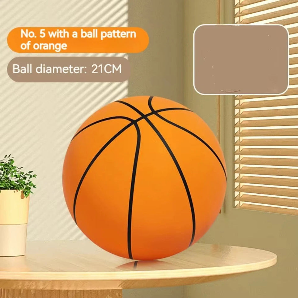 Foam Basketball Silent Mute Ball For Kids Indoor Safe Soft Squeezable Bouncing Toy No Noise Play Gym Home Training Aimak Store