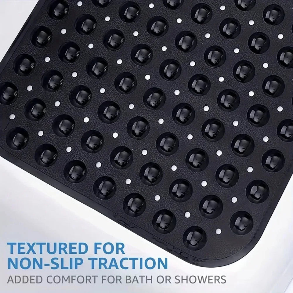 non-slip bathtub mat shower mat  with drain holes and suction cups machine washable household bathroom shower carpet bathroom Aimak Store