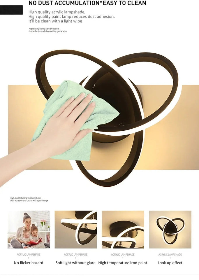 Nordic Minimalist LED Strip Corridor Ceiling Light Creative Living Room Balcony Bedroom Home Decoration Lighting Fixtures Aimak Store