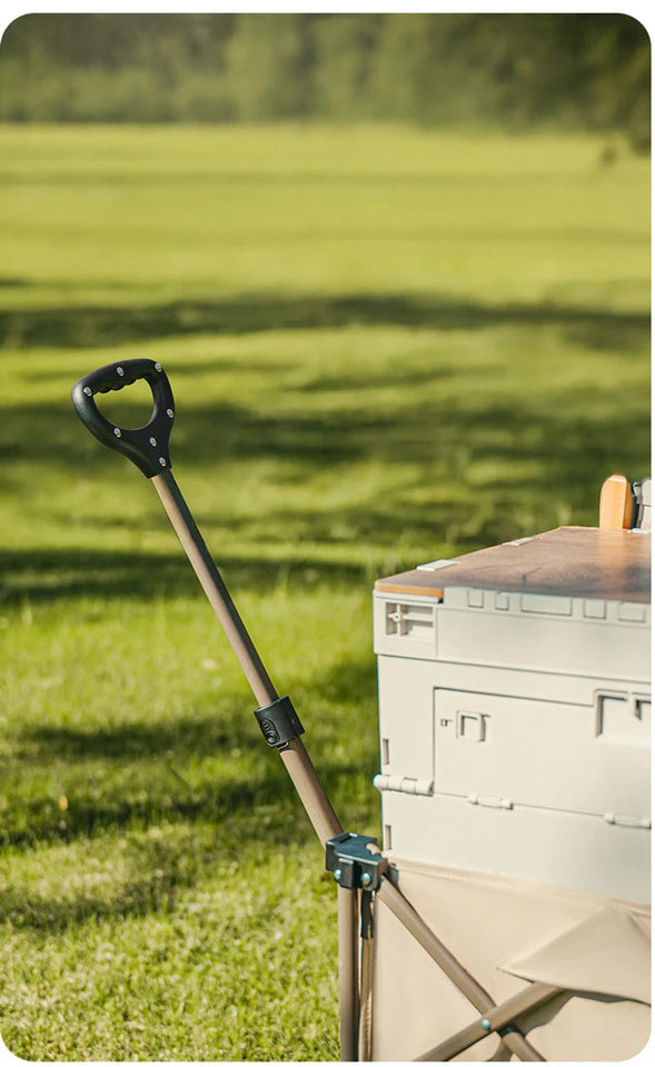 Naturehike Big Wheels Heavy Duty Folding Cart Outdoor Large Capacity Wagon Cart Beach Wagon For Sand Pull Trolley Camping Cart Aimak Store