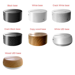 Acrylic Led Night Light Bitcoin for Room Decorative Nightlight Touch Sensor 7 Color Changing Battery Powered Table Night Lamp 3d Aimak Store