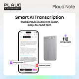 PLAUD NOTE AI Voice Recorder, AI Notetaking Device for Meetings, Lectures, Calls, AI Transcription & Summarization Aimak Store