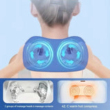Electric Neck Massage Pillow U-shaped and Fits the Neck Adjustable Heating to Massage and Relax Durable Memory Cotton Aimak Store