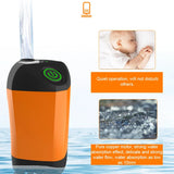 Outdoor Camping Shower IPX7 Waterproof with Digital Display Portable Electric Shower Pump for Hiking Travel Beach Pet Watering Aimak Store