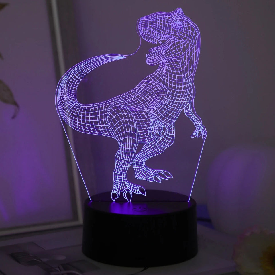 3D Creative Fantasy Dinosaur Night Light USB Home, Bedroom, Living Room, Sleep, Office Light Decorative Light, Gift Light Aimak Store