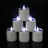 Romantic Solar Energy LED Light Candle Lamp Waterproof Nightlight for Home Decoration Yellow Flameless Fake Electronic Candle Aimak Store