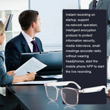 Smart Glasses AI Intelligent Translation Wireless Bluetooth Glasses Auto Voice Translation Audio Glasses Support 144 Languages Aimak Store