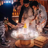 Outdoor Camping Smokeless Stove Portable Stainless Steel Burner Heater Mini Fire Stove Campfire Stove Pit Fire Basin Equipment Aimak Store