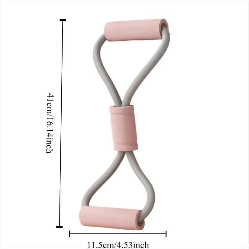8 Tensioner Yoga Bands Exercise Stretch Itness Equipment Figure Elastic Pull Rope For Slimming Multi-Function Straps Band Aimak Store