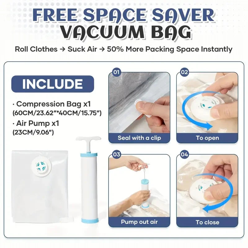 45x36x20cm Vacuum Storage Backpack Durable, Ideal for Travel Backpack  Commuter Backpack Lightweight Bag Vacuum Bag for Clothing Aimak Store