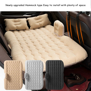 1 Set Universal Car Travel Inflatable Bed 80x130cm Auto Back Seat Trunk Mattress Air Bed Pillow For Travel Camping Family Outing Aimak Store