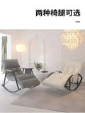 Rocking Chair Folding Nordic Balcony Lazy Chair Adult Leisure Technology Cloth Rocking chairs Sofa Bedroom Garden Lounge Seat Aimak Store