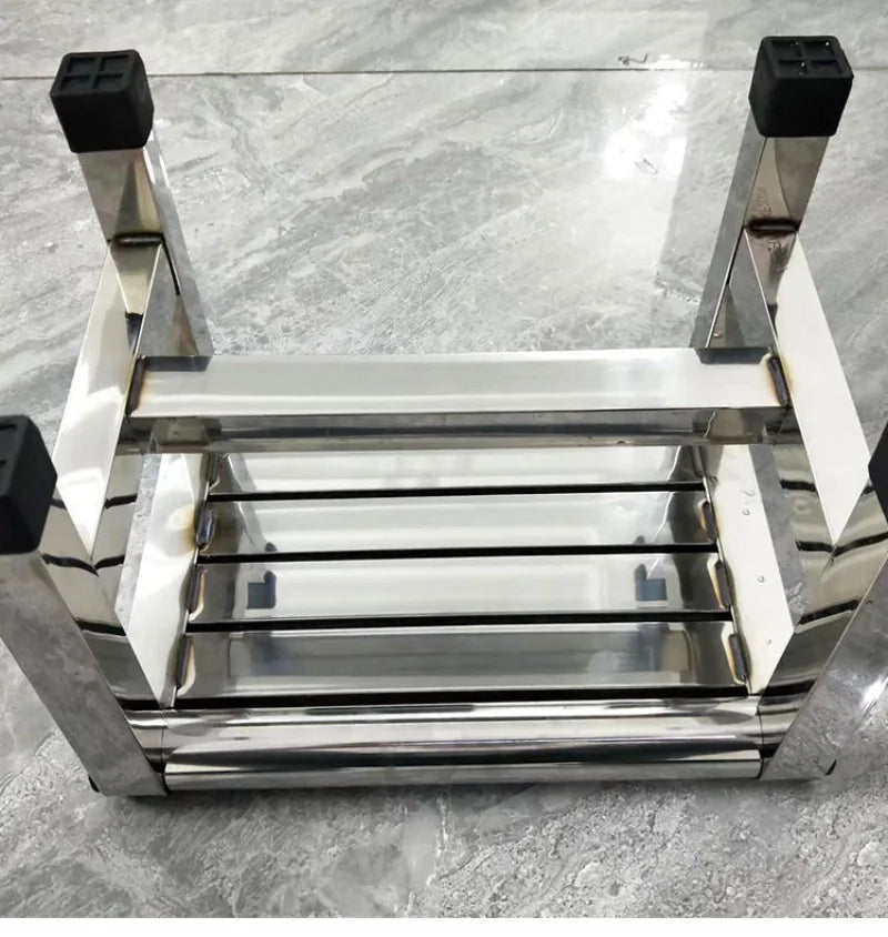 Multi-size Stainless Steel Stool Bathroom Thickened Foot Stool Home Factory Console Use Multifunctional Furniture Mueble Aimak Store