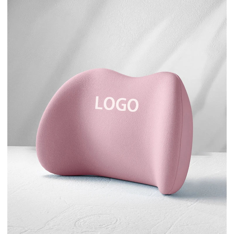 For Volvo R DESIGN  Car Memory Foam Neck Pillow Lumbar Cushion To Relieve Cervical Fatigue Car Headrest Cushion Aimak Store