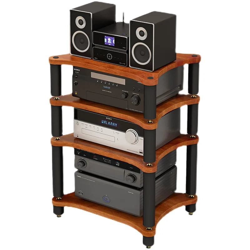 HiFi amplifier rack cabinet shock mount removable CD player video audio equipment metal tripod Desktop tripod stand speaker Aimak Store