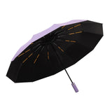 Umbrella Fully Automatic Men's Reinforced Women's Sunshade Umbrella, Rain and Rain Dual Use Umbrella, UV Protection Aimak Store