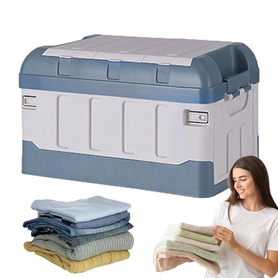 Camping Box Car Trunk Organizer Storage Box Multifunctional Large Capacity Collapsible Storage Boxes For Car Truck Aimak Store