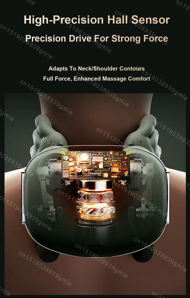 N7 Master Hand Shoulder and Neck Massager Cervical Spine Massager Trapezius Neck Massager Hot Compress Electric Cervical Aimak Store