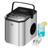 Countertop Ice Maker, 26 lbs in 24 Hrs, 9 Cubes Ready in 6 Mins with Ice Scoop and Basket, Portable Ice Cube Maker Self-Cleaning Aimak Store