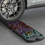 Folding Push-up Board Portable Fitness Equipment Multi-Functional Abdominal Enhancement Support Heavy Duty Non Slip for Home Gym Aimak Store