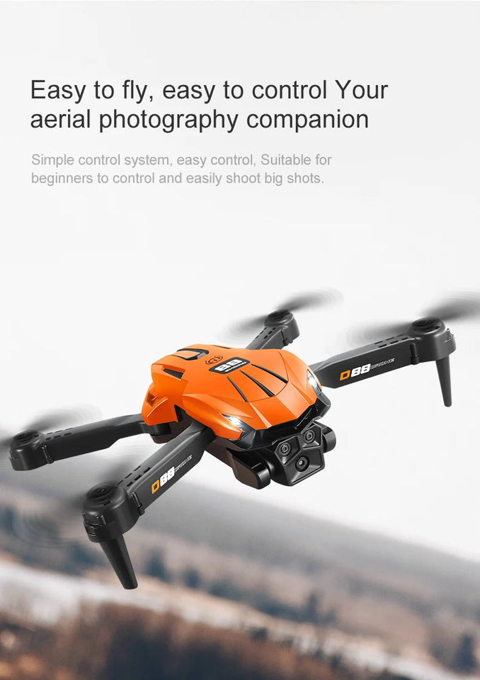 D88 Drone 8K HD Dual Camera GPS Location Professional Aerial Photography Optical Flow Hovering Foldable Drone ﻿RC10000M 2025New Aimak Store