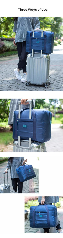 Fashion Travel Duffel Bag Lightweight Foldable Travel Bag for Women and Men Tote Carry On Luggage Bag Weekender Overnight Bag Aimak Store