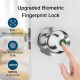 CIEPOJIET Bluetooth Door Lock Smart Lock for Tuya Smart with Keyless Fingerprint Lock Unlock with Fingerprint/Tuya app/key Aimak Store